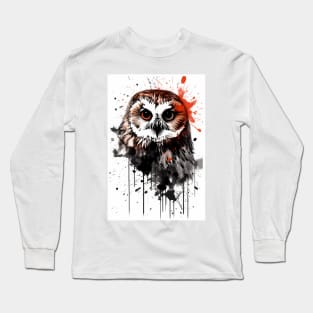 Northern Saw-Whet Owl Long Sleeve T-Shirt